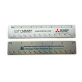 6" RULER - Full color Dye Sublimated Aluminum 0.040" - Many scales available!